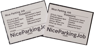 Funny Nice Parking Job Stickers